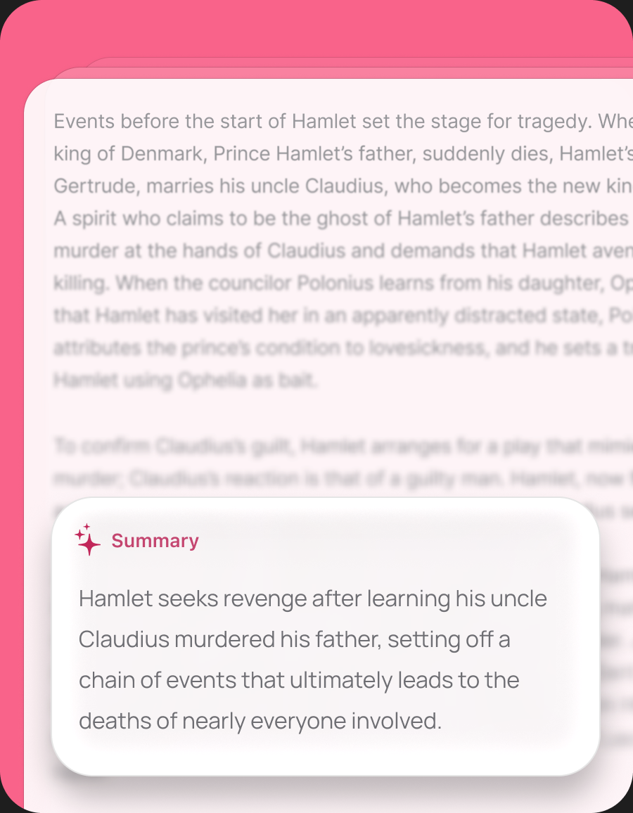 Summarizer feature preview